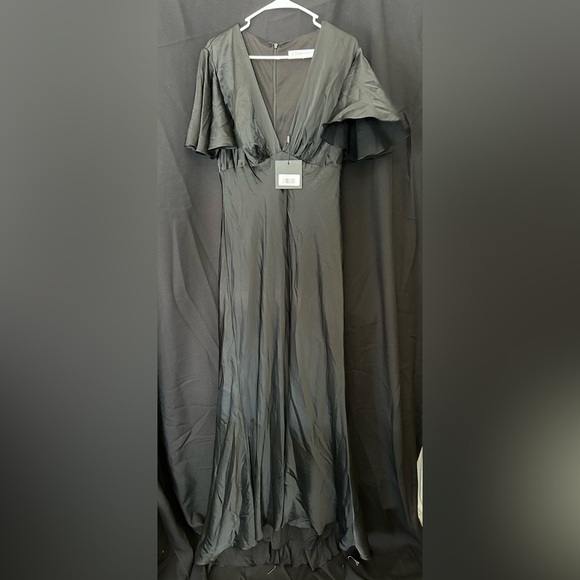 Mac Duggal 55402 NWT Flounce Sleeve Evening Dress - Picture 4 of 6